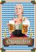 Bellatio Decorations Oktoberfest aankondiging deurposter - A1 formaat - 59 x 84 cm - papier - Bierfeest - versiering
