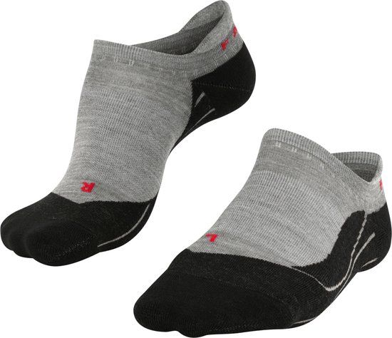 FALKE TK5 Invisible Wandelsokken Dames - Grijs - Maat 37-38