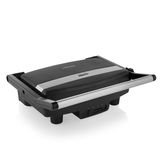 Tristar GR-2856 Grill de contact - Grill panini et appareil à toast - Revêtement antiadhésif - 1500W - Inox/Noir