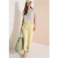 Cecil Shirt met print in linnenlook