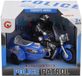 Trifox Moto bleue avec son et lumière pour enfants