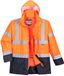 Portwest US768 Hi-Vis Executive Jack Getapete Naden Tweeweg Rits 300D Nylon
