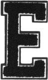 Urban Classics Letters Patch Zwart