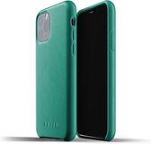 Mujjo Leather Case iPhone 11 Pro groen