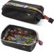 Sac à crayons grande capacité pour l'école et le bureau - noir