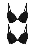 Next - Dames - A-E Afvlakkende Ultimate Comfort Beha's 2 Verpakking - Zwart