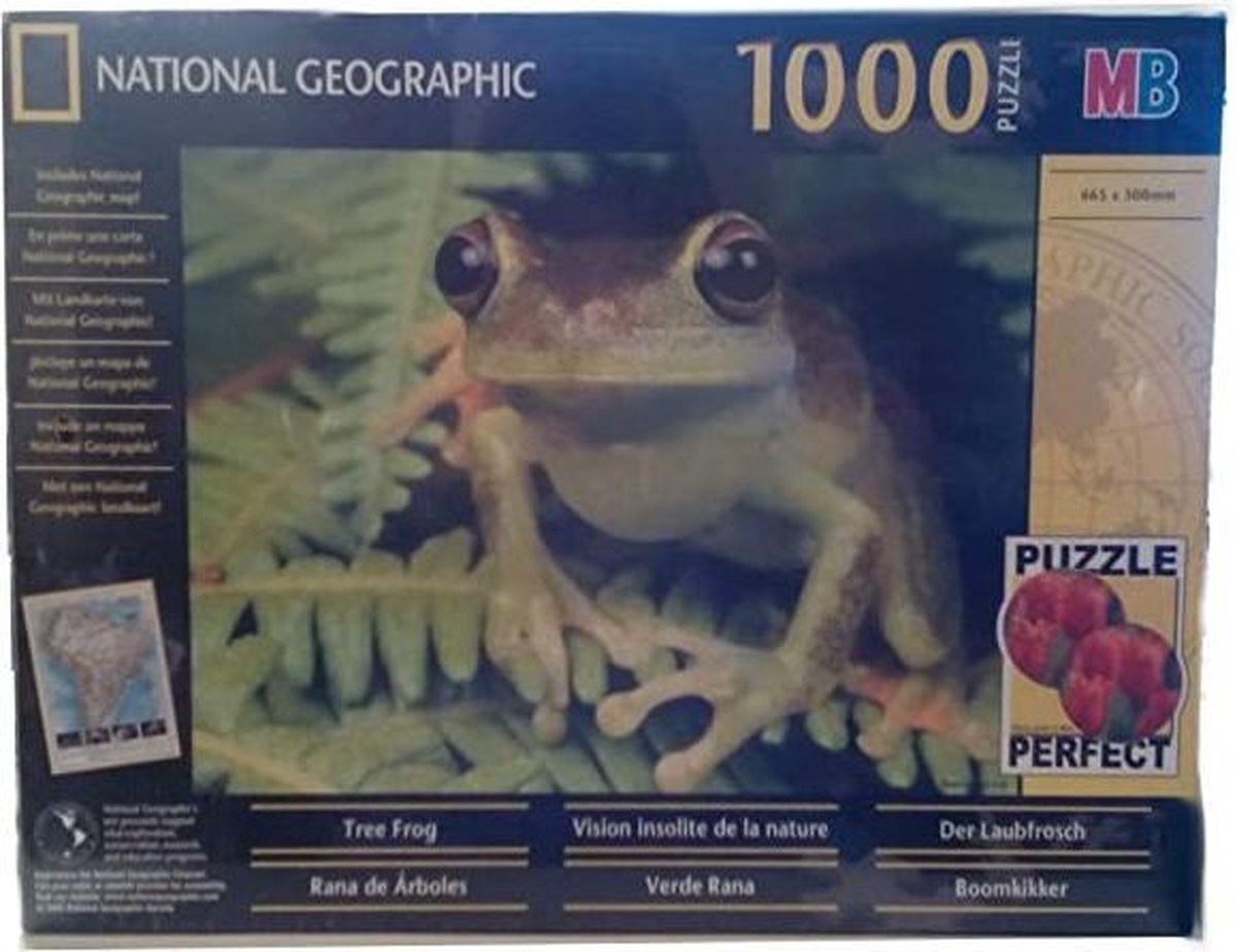 National Geographic puzzel Boomkikker 1000 stukjes