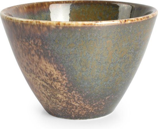 BonBistro Kom 10xH7cm conisch groen Cirro (Set van 6)