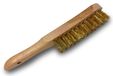 Brosse manuelle professionnelle - Fil souple - Manche en bois - 29 x 3,5 cm