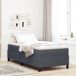 vidaXL Platformbedframe Donkergrijs 100 x 200 cm Corduroy stof