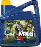 Putoline MX5 Synthetische 2-takt Motocross Enduro Motorolie Mengolie - 4 Liter