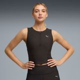 PUMA Sporttop zwart / wit