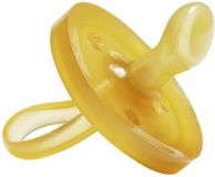 Natursutten rubberen fopspeen - 6-12 maanden - Rond Schild - Anatomische Tuit