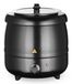Hendi Soepketel Elektrisch - 8 Liter - Au Bain Marie - Zwart - Ø34x36cm