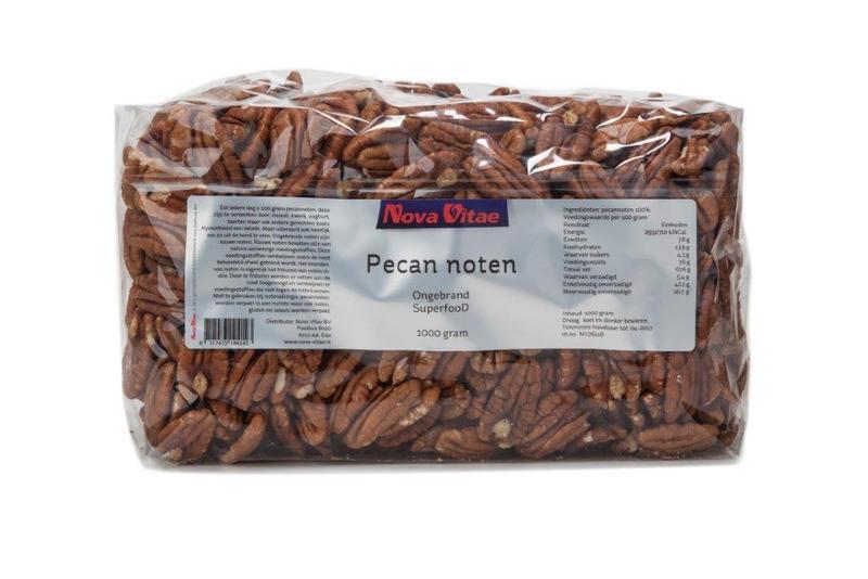 Nova Vitae Pecannoten ongebrand raw 1000 G