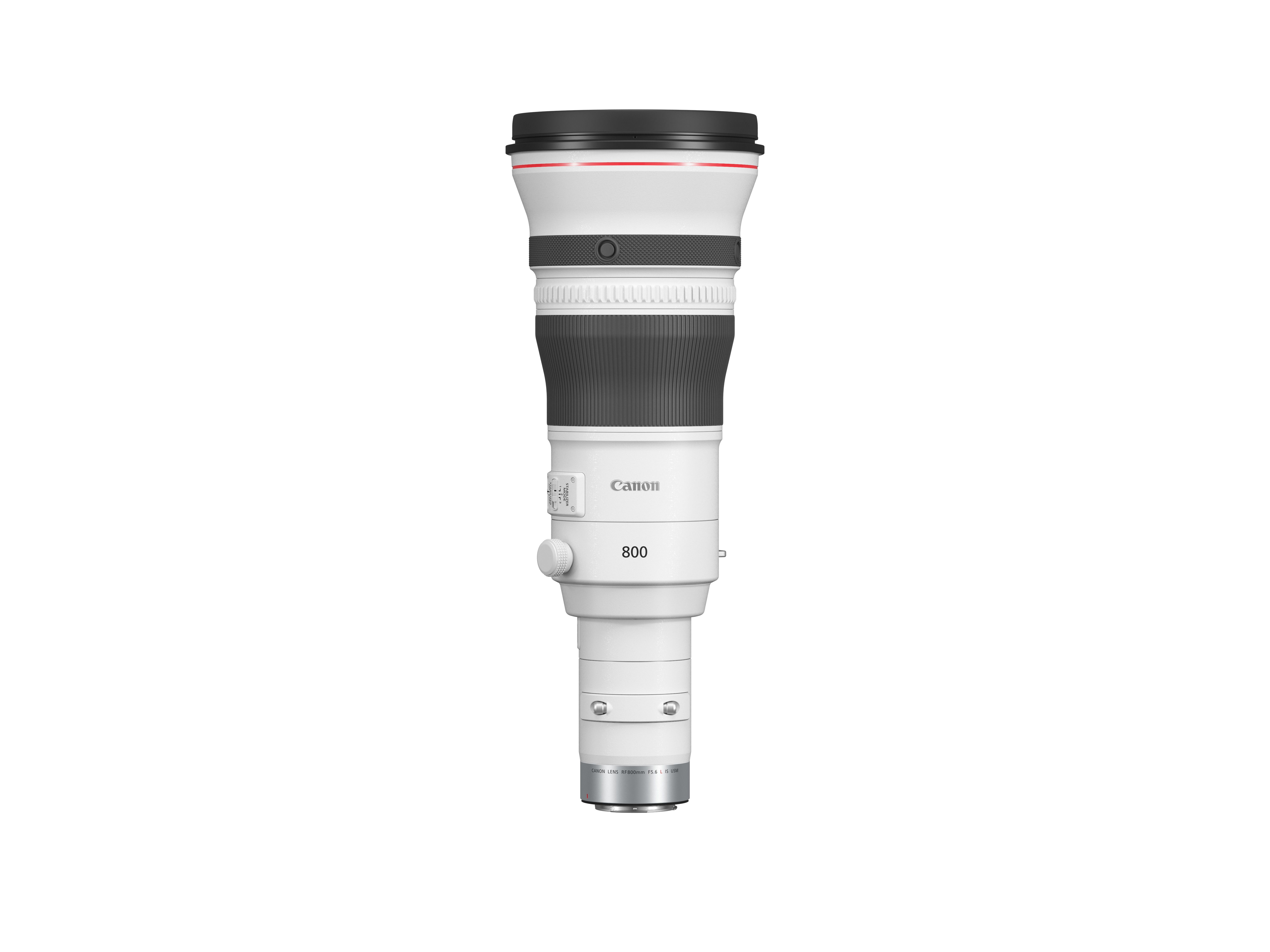 Canon RF 800mm F5.6 L IS USM Lens - Black/White