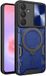 Techsuit Hoesje geschikt voor Samsung Galaxy A37 - CamGuard Pro Back Cover - Blauw
