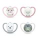 NUK Perfect Match Air Tétines Jour & Nuit | 6-18 m | Lot de 4
