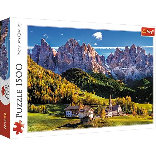 Trefl puzzel Val di Funes Dolomieten Italië 1500 stukjes