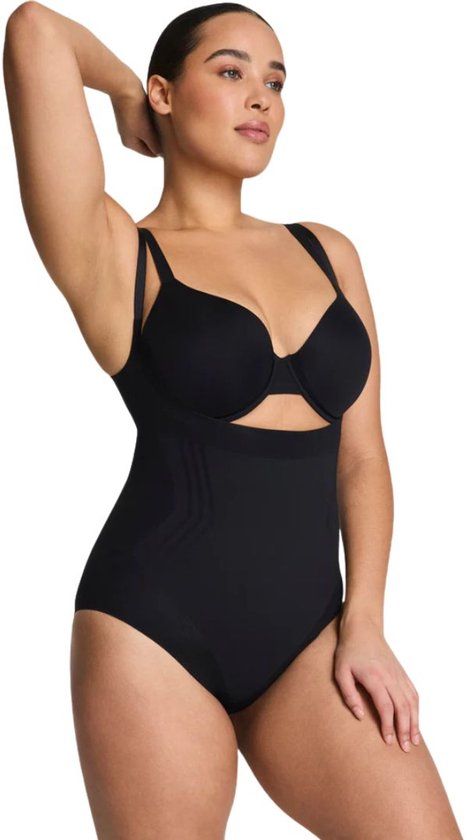 Spanx sculpt GoFigure Open Bust Bodysuit - Zwart - Maat L