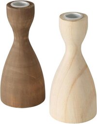 Boltze Home Kandelaar Hout H17cm Allaro