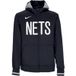 NBA Dri-fit Showtime hoodie met volledige ritssluiting Bronet Zwart/donker staalgrijs/zwart/wit