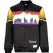 Dennug Veste Bomber Homme NBA Ce Snap Satin Jacket Dennug Couleurs de l'équipe noir/original