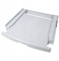Scanpart entretoise lave-linge et sèche-linge avec plateau de travail - Universel - Blanc