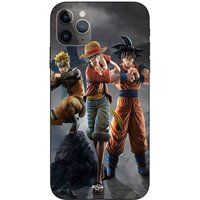 Maniacase iPhone 11 Pro Max Sangoku Naruto Luffy One Piece Dragon Ball Z 3D Anime Manga Case