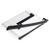 COOCHEER Coupe-papier, coupe-papier pour feuilles A4, avec système de sécurité automatique, coupe simultanée de 10 feuilles de papier, blanc