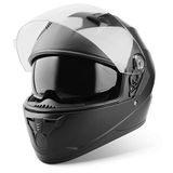 VINZ Helmets VINZ Kennet Integraalhelm met Zonnevizier - Mat Zwart - L