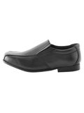 Next Jongens Leren Loafers voor School met Brede Pasvorm (G) - Zwart