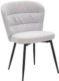 Mauro Ferretti Stoel Losanna Grey Set 2 Pz 58×60,5×85 cm