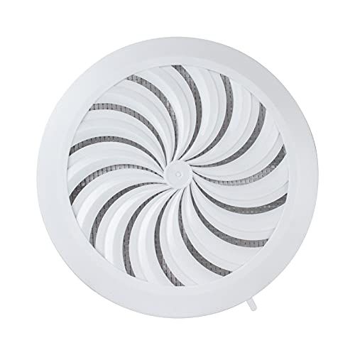 MKK Ventilatierooster toevoerlucht afvoerlucht rond instelbaar Ø 100 - 150 mm - Wit