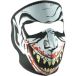 Zan Headgear Motorfiets bivakmuts full face glow-in-the-dark vampire