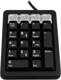 CHERRY G84-4700 KEYPAD, US layout, bedraad toetsenbord, individueel programmeerbare toetsen, zwart