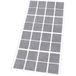 Adsamm® 32 x Zelfklevende Viltglijders Grijs 25x25 mm Vierkant 1,5 mm Dun