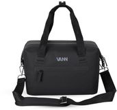 VANN Lunchtas voor Dames & Heren - Koeltas voor Lunch - 12u Koud - Waterdicht & Lekvrij - 6L - Afneembare Schouderband - Gerecycled PET - Zwart