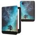 kwmobile Kobo Clara BW / Colour e-reader hoesje - Flip case - Blauw/Grijs
