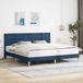 vidaXL Bedframe met hoofdeinde Blauw 180 x 200 cm Stof