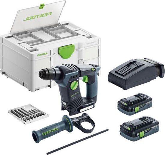 Festool BHC 18 HPC 4,0 I-Plus Accu-Boorhamer - 18V - Incl. 2x 4.0Ah Accu's & Systainer