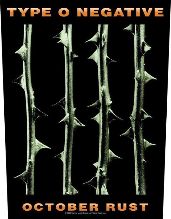 Type O Negative October Rust Unisex Embleem - meerkleurig - Standard