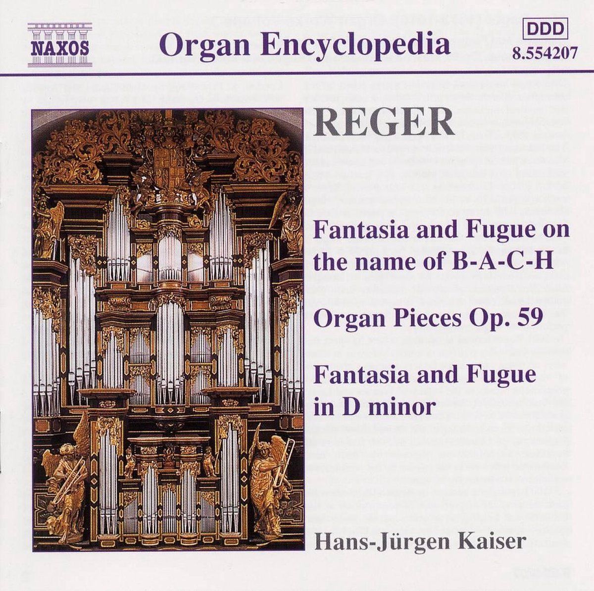 OUTHERE Reger: Organ Works Vol.3