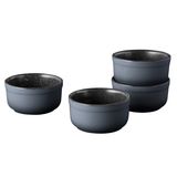 BergHOFF Gem 1697006 Ovenschaal - Zwart - Steengoed - 9 cm - 4 stuks