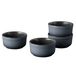 BergHOFF Gem 1697006 Ovenschaal - Zwart - Steengoed - 9 cm - 4 stuks