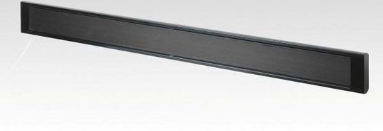 Ecosun Infrarood Terrasverwarming - 1000W - Zwart - Wand/Plafond Montage