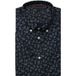 Tommy Hilfiger Chemise en lin coupe droite bleu foncé, Paisley