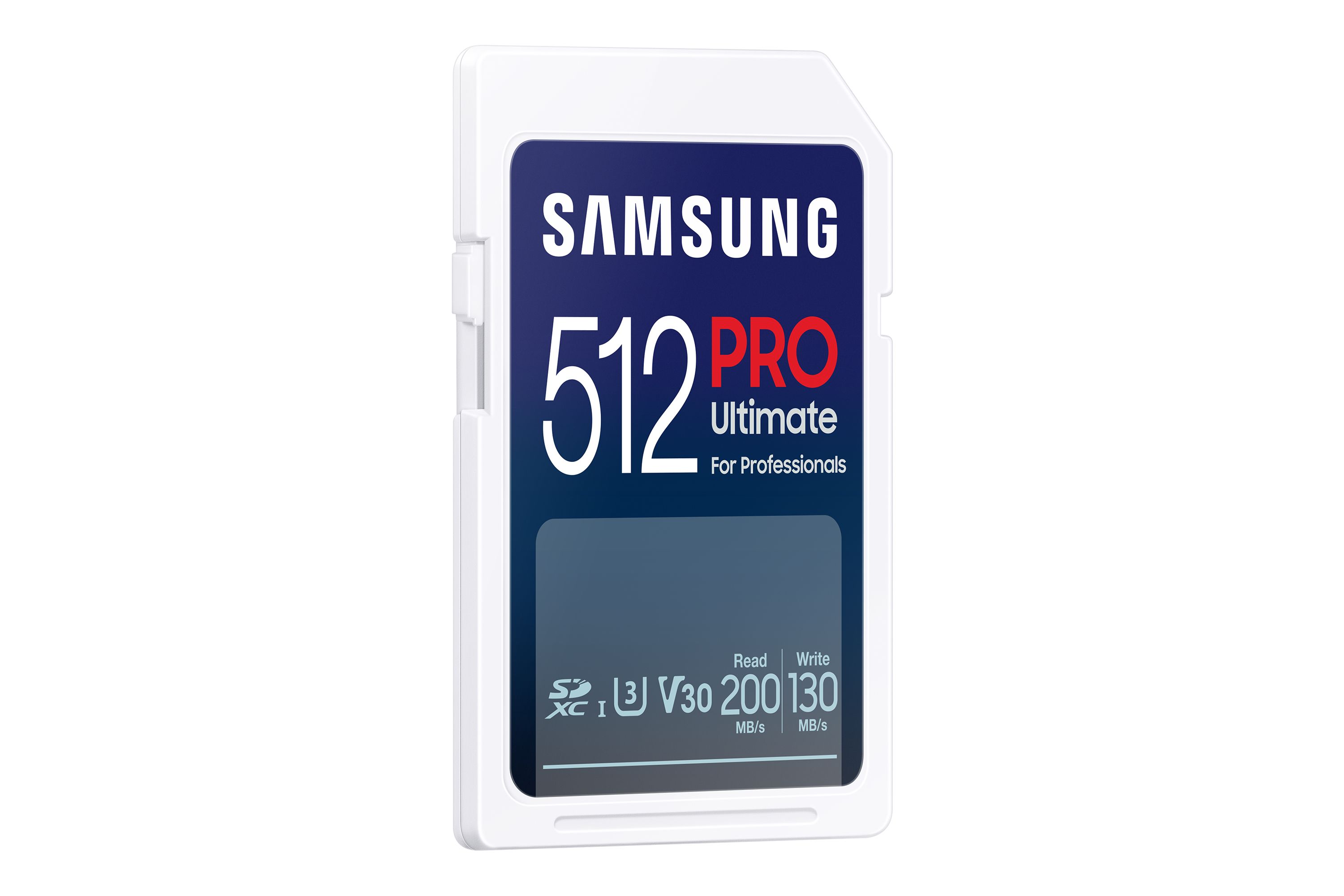 Samsung PRO Ultimate 512GB SDXC UHS-I Memory Card - 200MB/s Read, 130MB/s Write