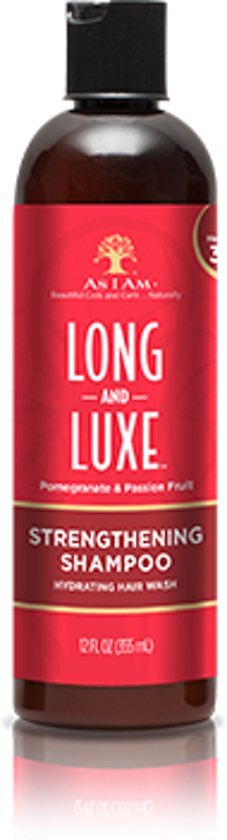 As i am naturally As i Am Long and Luxe Strengthening Shampoo Hydrating Hair Wash 355ml