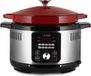 Lauben Multicooker - Autocuiseur - Mijstomer - 6 Litres - 1500W - Rouge/Argent